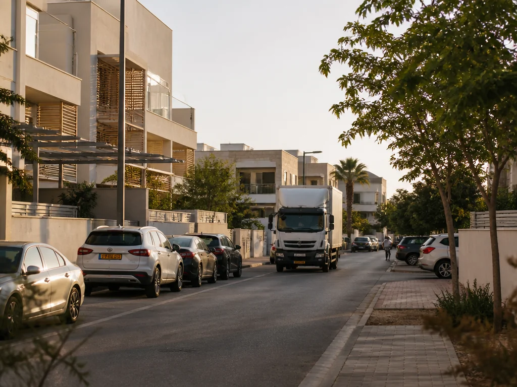 העברת מכונות כבדות בשער הנגב