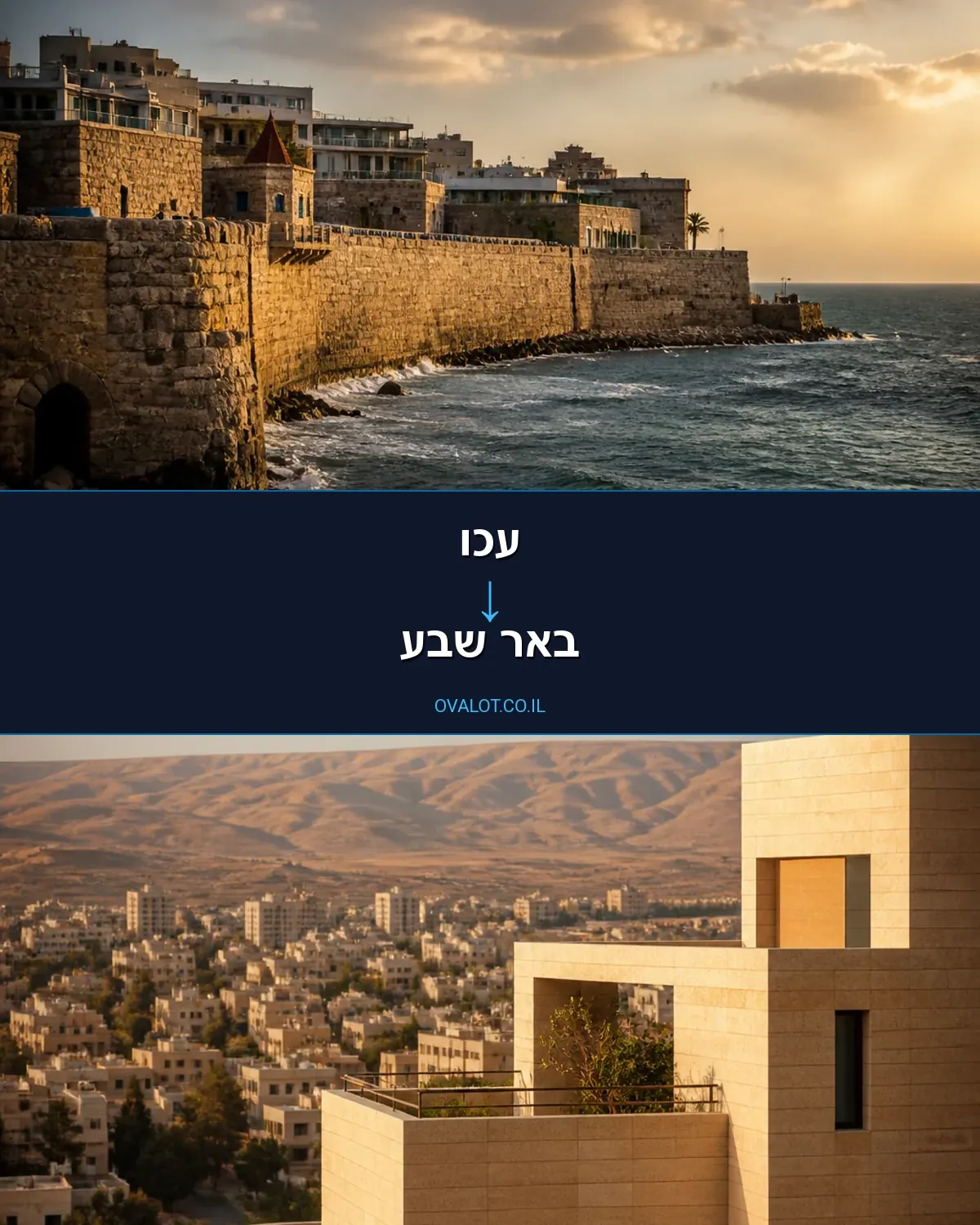 הובלות ציוד כבד מעכו לבאר שבע