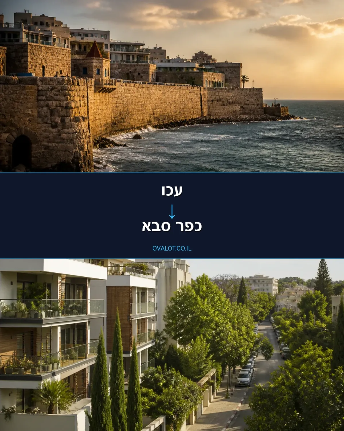 הובלות דירה מעכו לכפר סבא