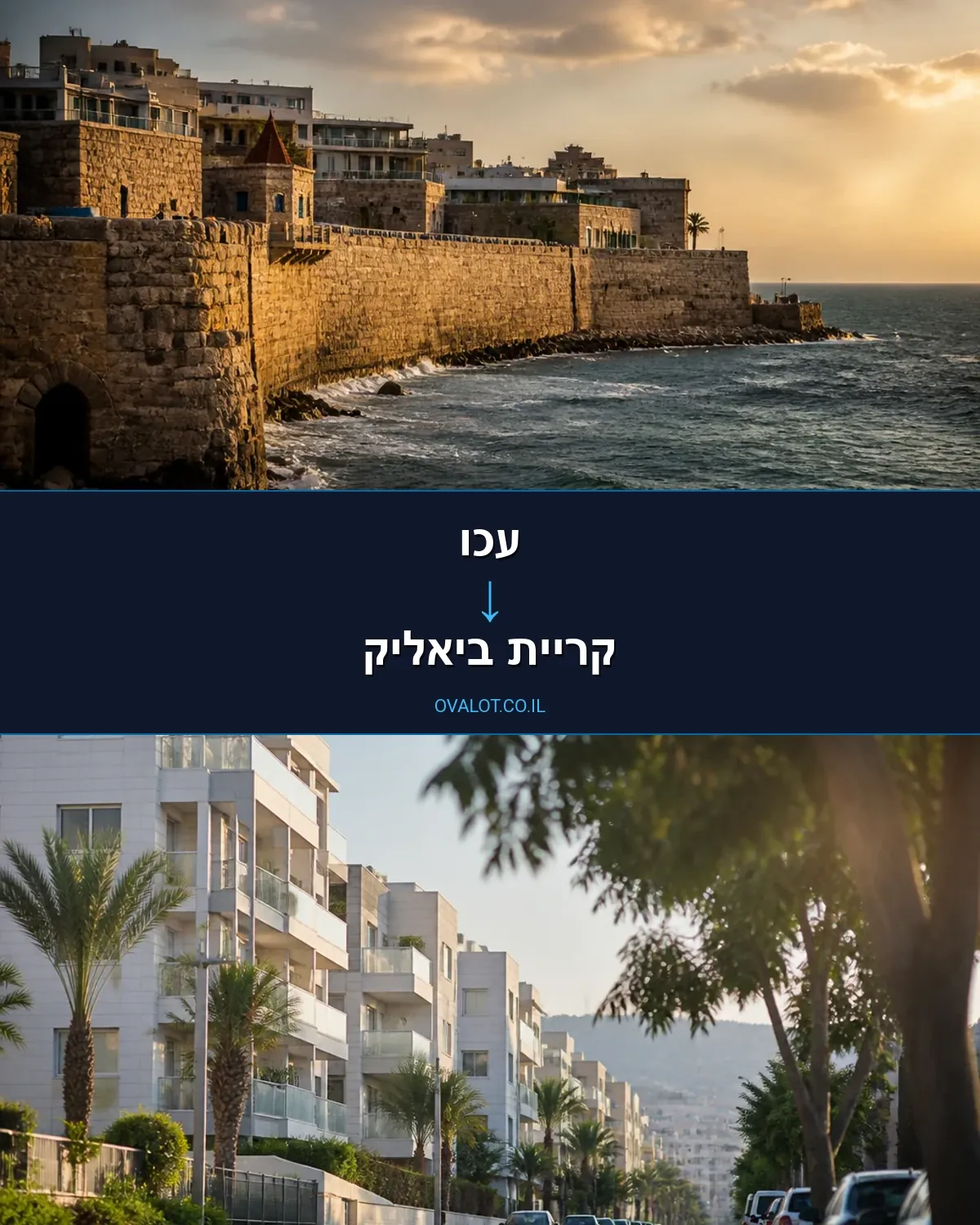 הובלות בתים פרטיים מעכו לקריית ביאליק
