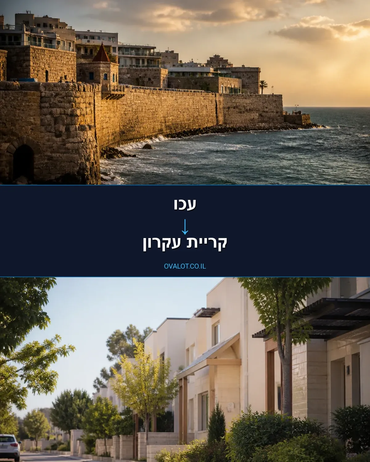 הובלות בתים פרטיים מעכו לקריית עקרון