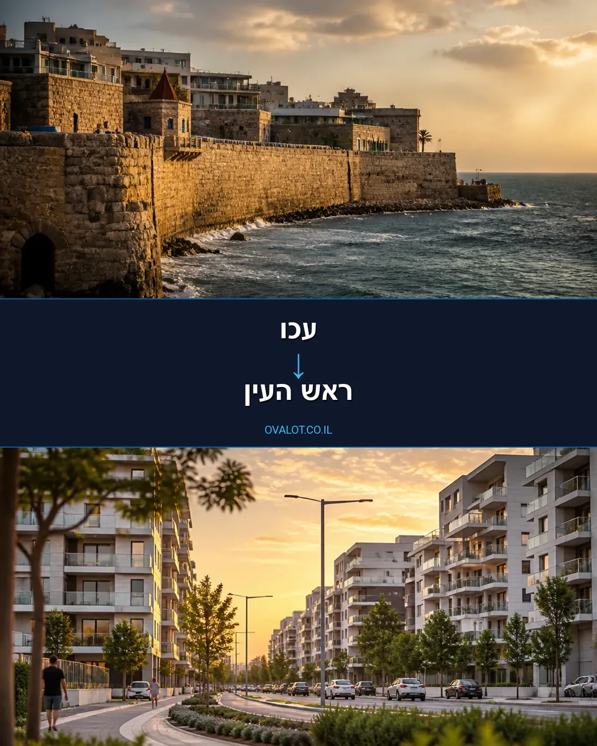 הובלות דירה מעכו לראש העין