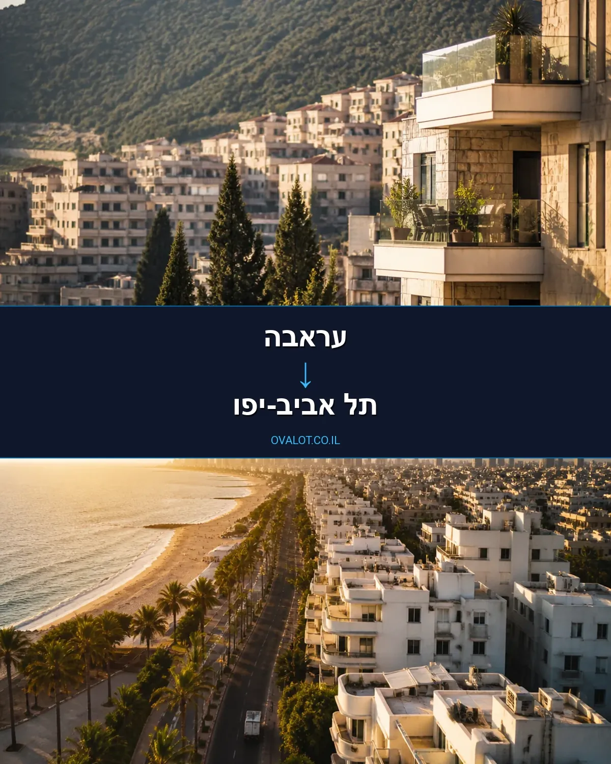 הובלות בתים פרטיים מעראבה לתל אביב-יפו