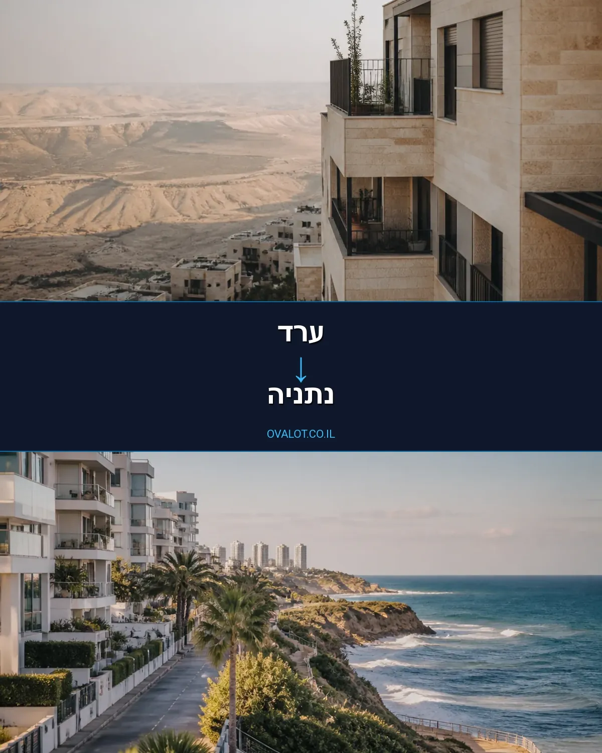הובלות דירה מערד לנתניה