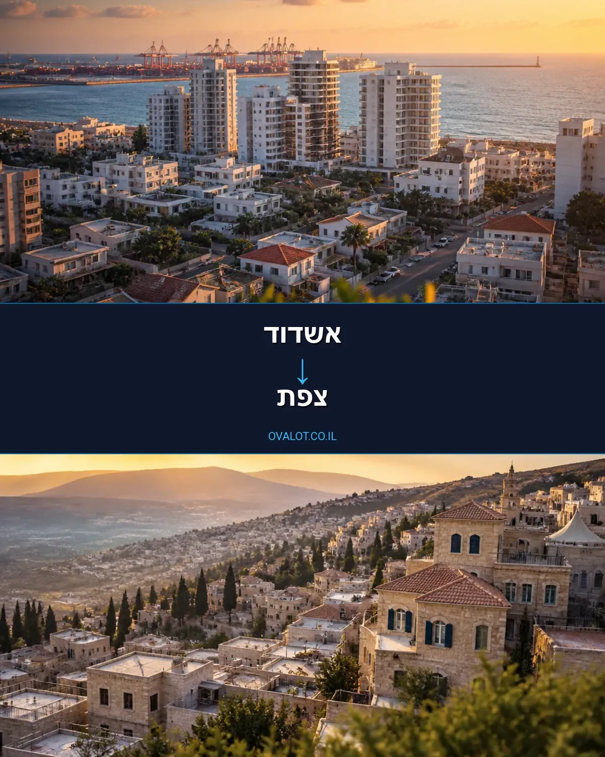 הובלת מטענים כבדים מאשדוד לצפת