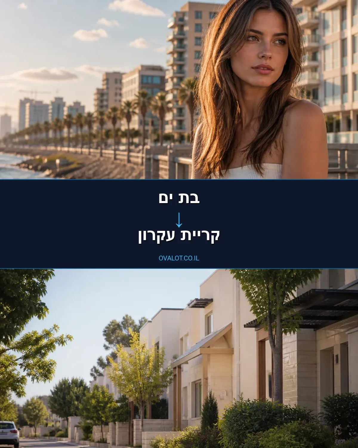 הובלות דירה מבת ים לקריית עקרון