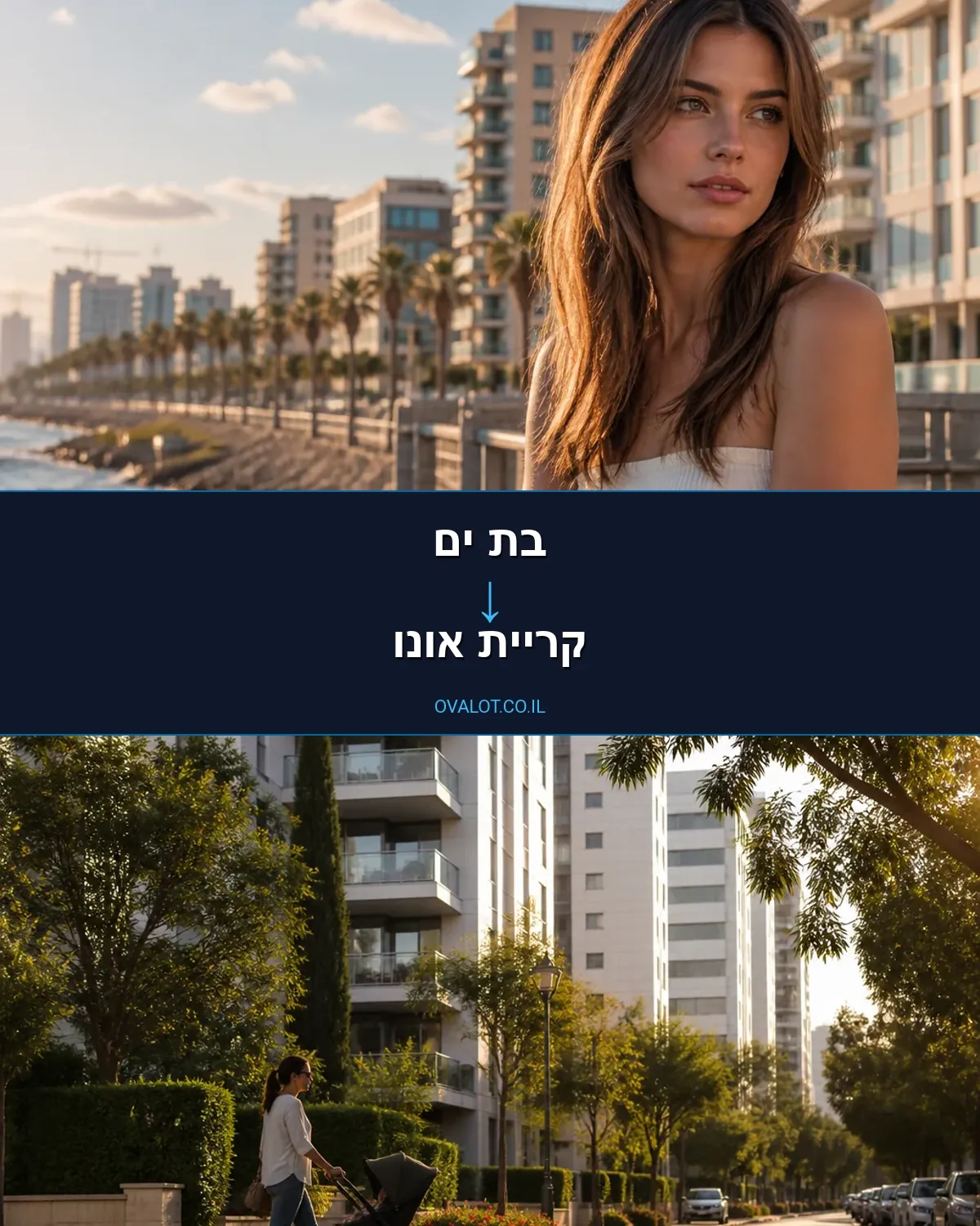 הובלות דירה מבת ים לקריית אונו