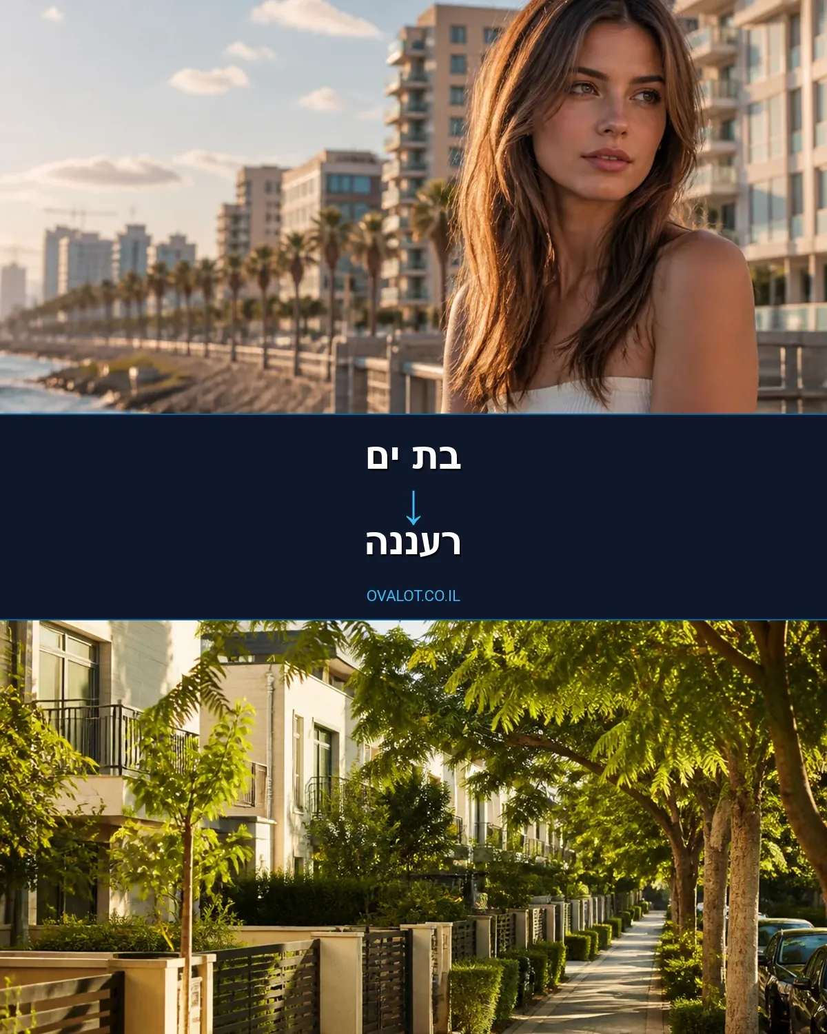 הובלות עם מנוף מבת ים לרעננה