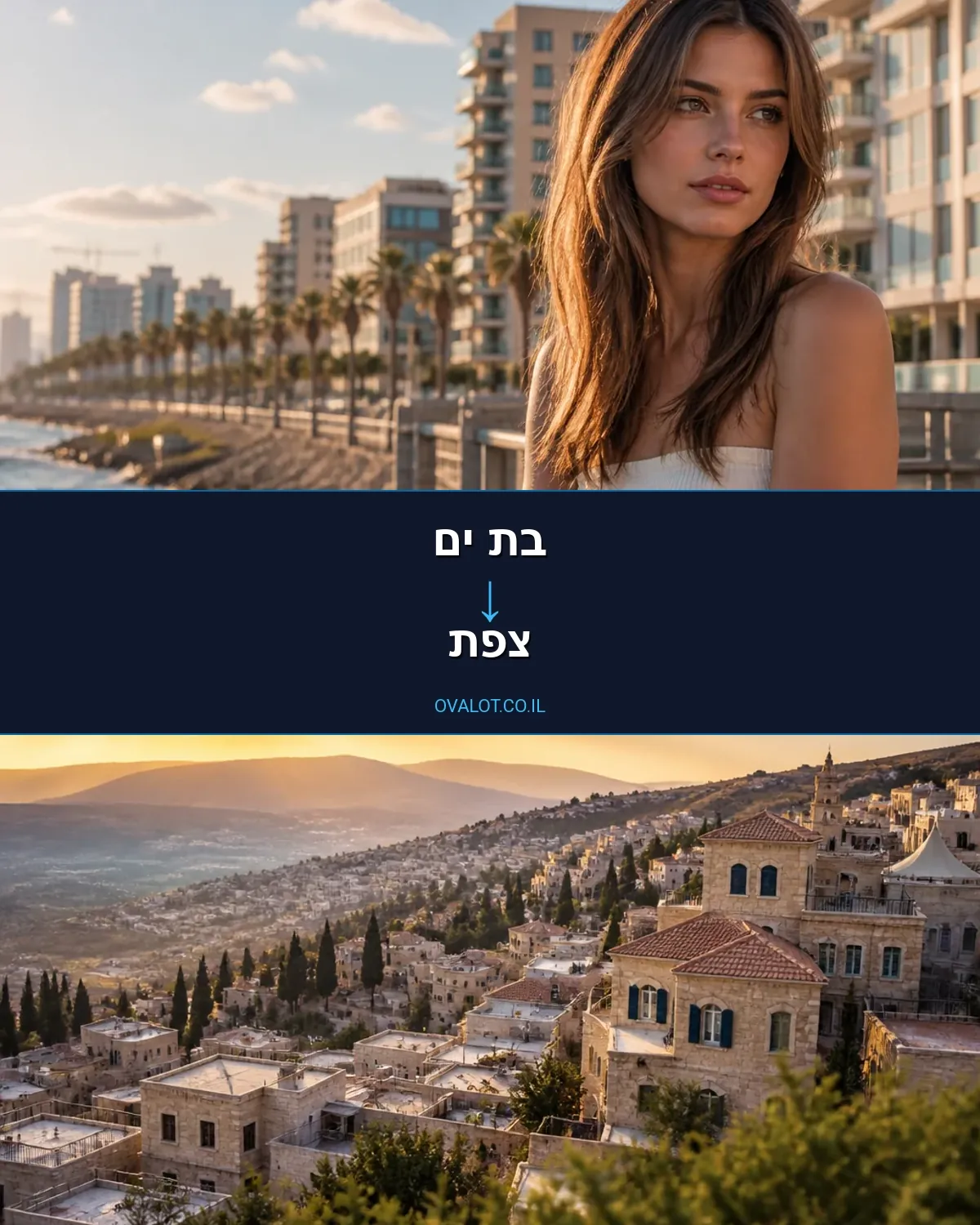 הובלות דירה מבת ים לצפת