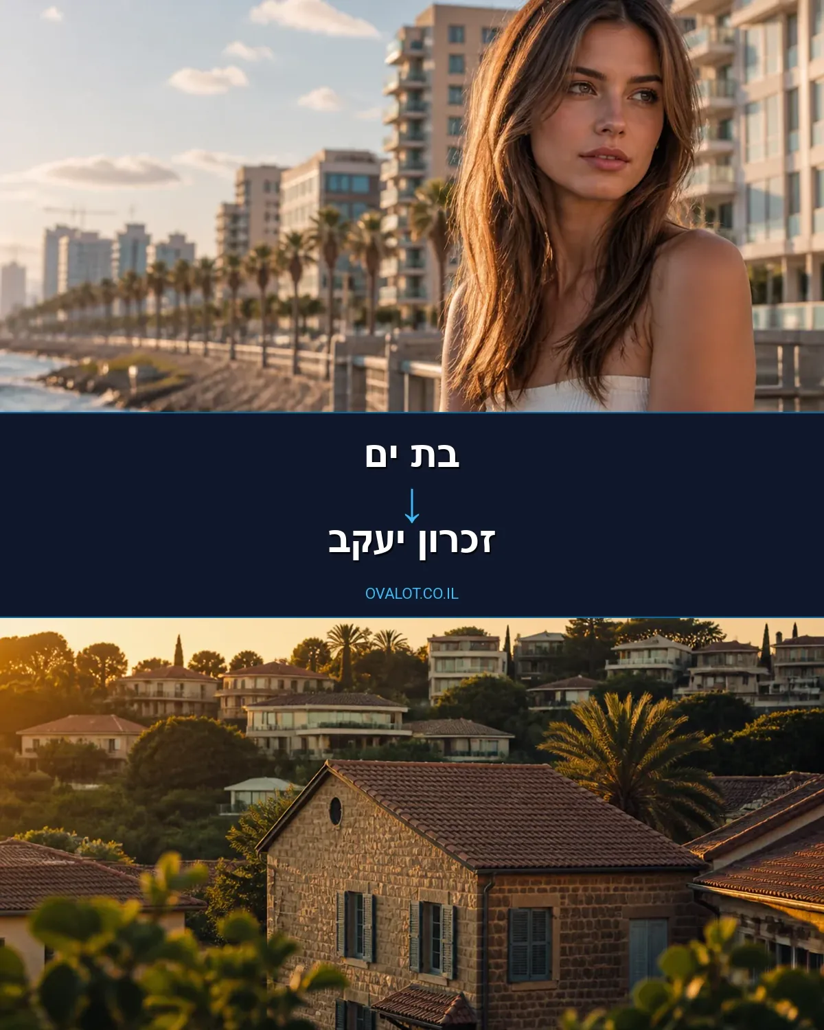הובלות עם מנוף מבת ים לזכרון יעקב
