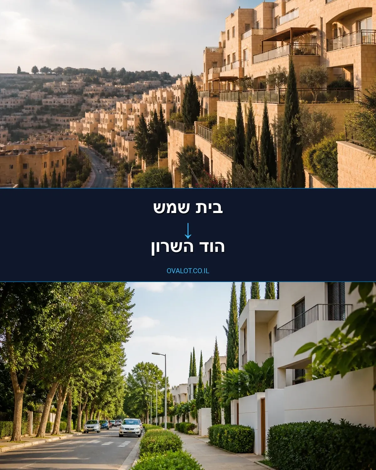 הובלות עם מעלית מבית שמש להוד השרון