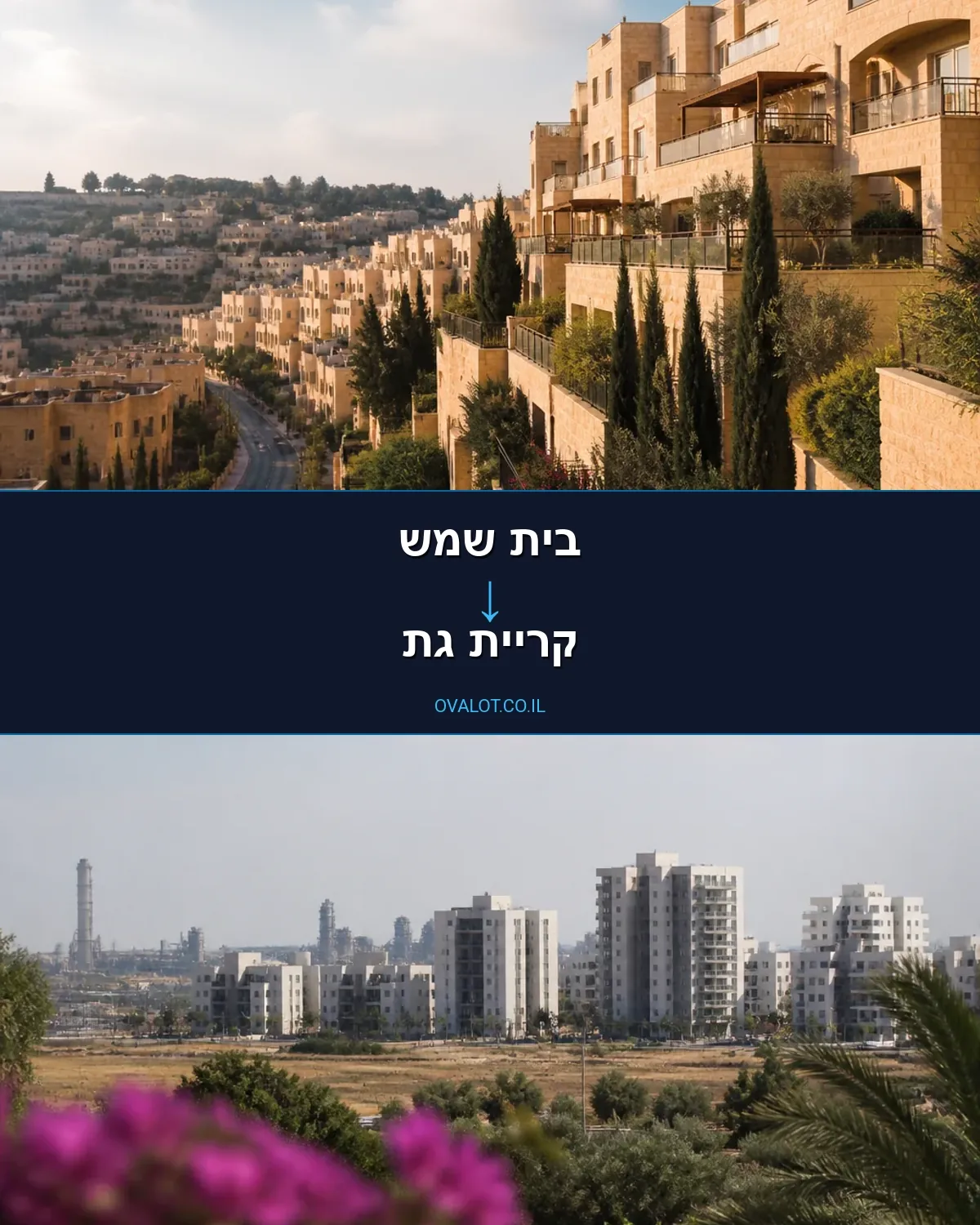 הובלות דירה מבית שמש לקריית גת