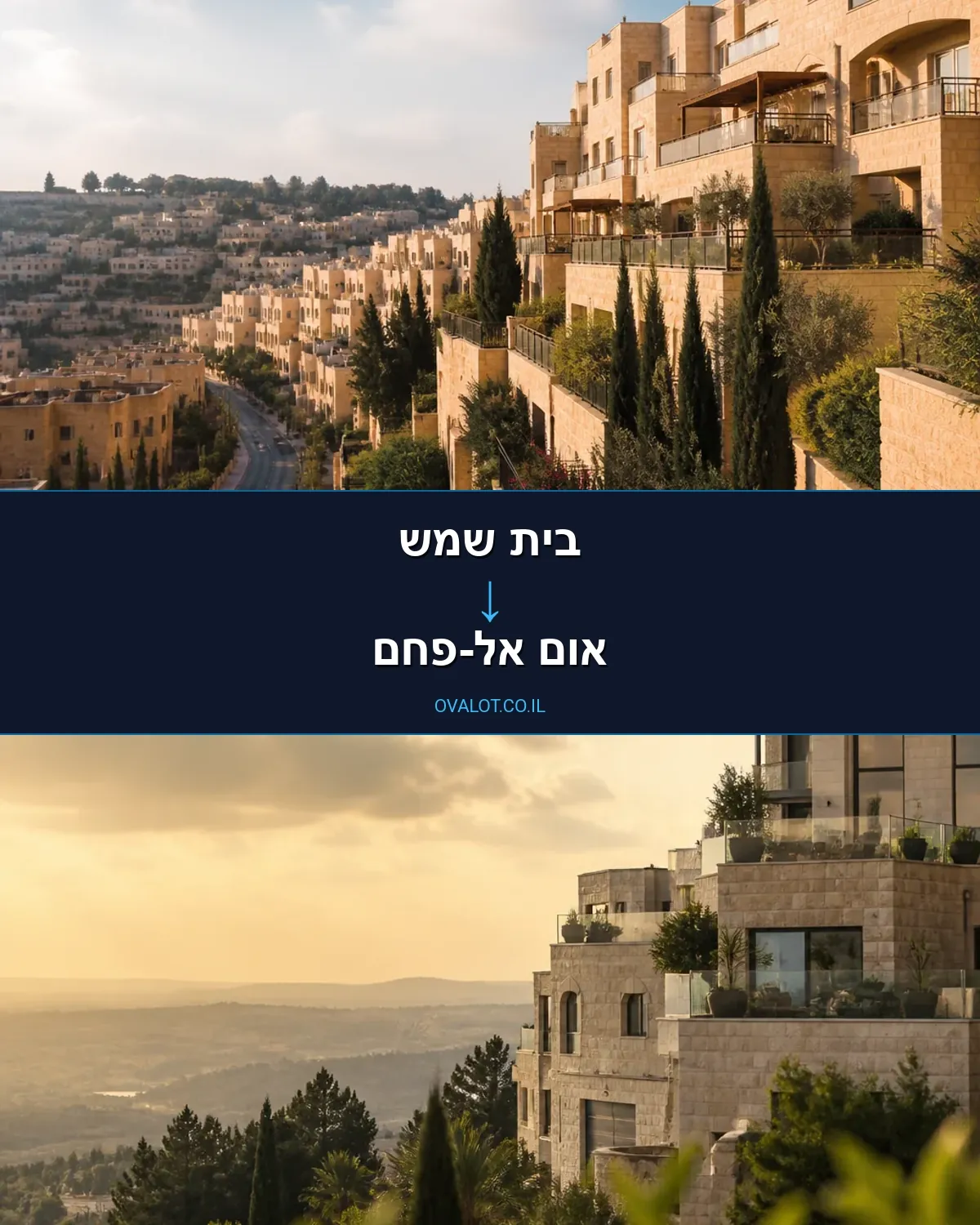 הובלות עם מנוף מבית שמש לאום אל-פחם