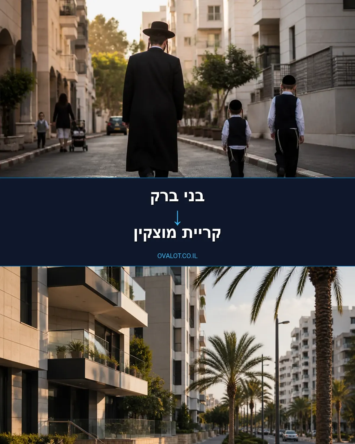 הובלות דירה מבני ברק לקריית מוצקין