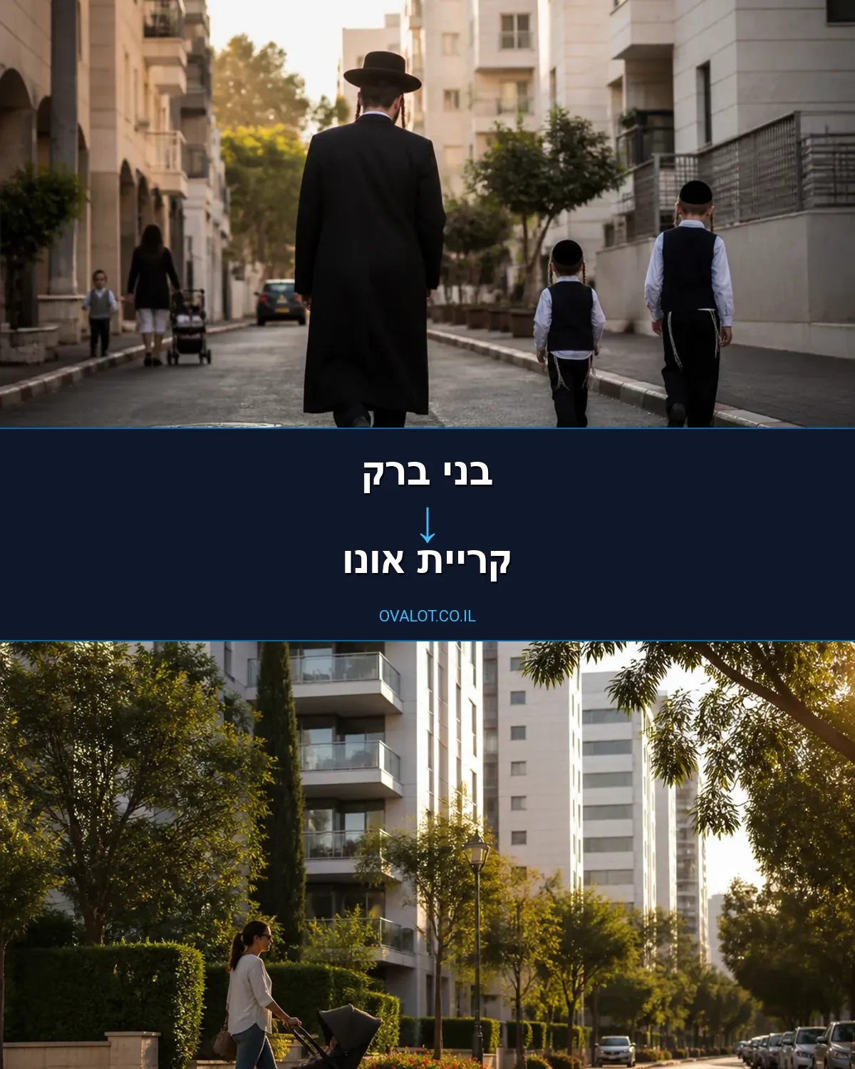 הובלות דירה מבני ברק לקריית אונו