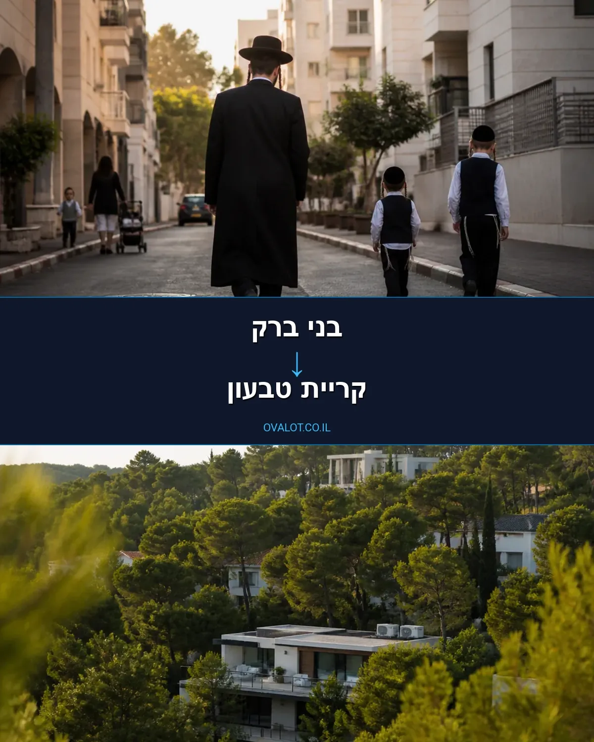 הובלות דירה מבני ברק לקריית טבעון
