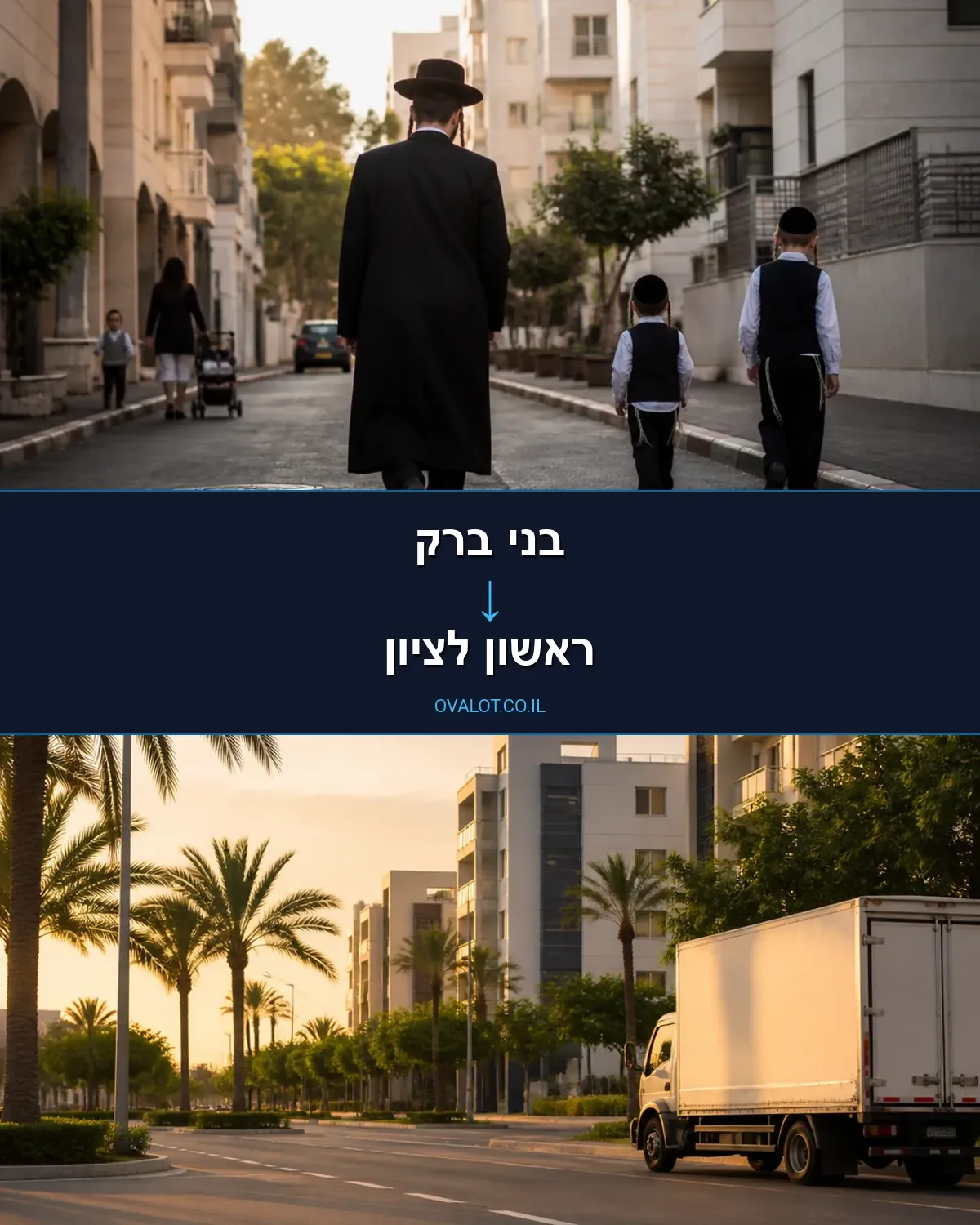 הובלות ללא מעלית מבני ברק לראשון לציון