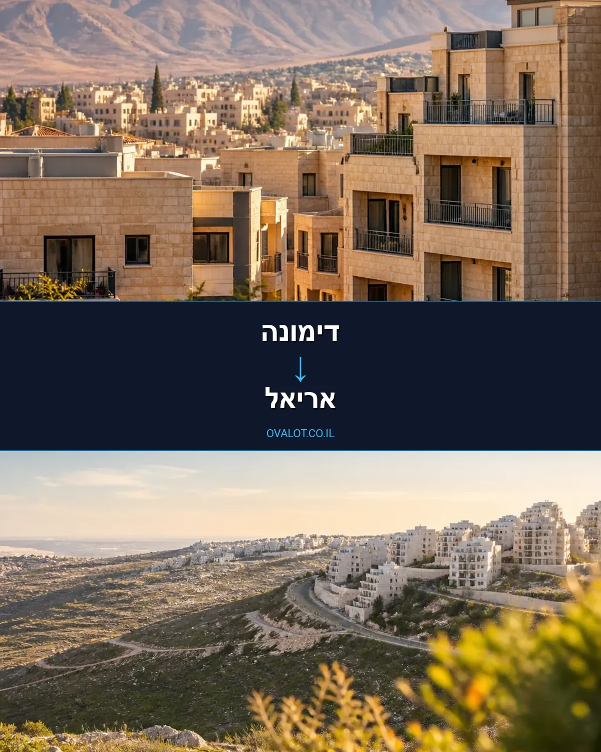 הובלות עם מעלית מדימונה לאריאל