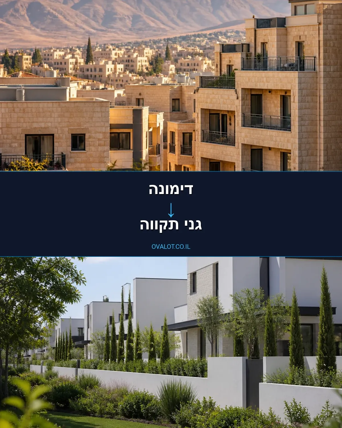 הובלות בתים פרטיים מדימונה לגני תקווה