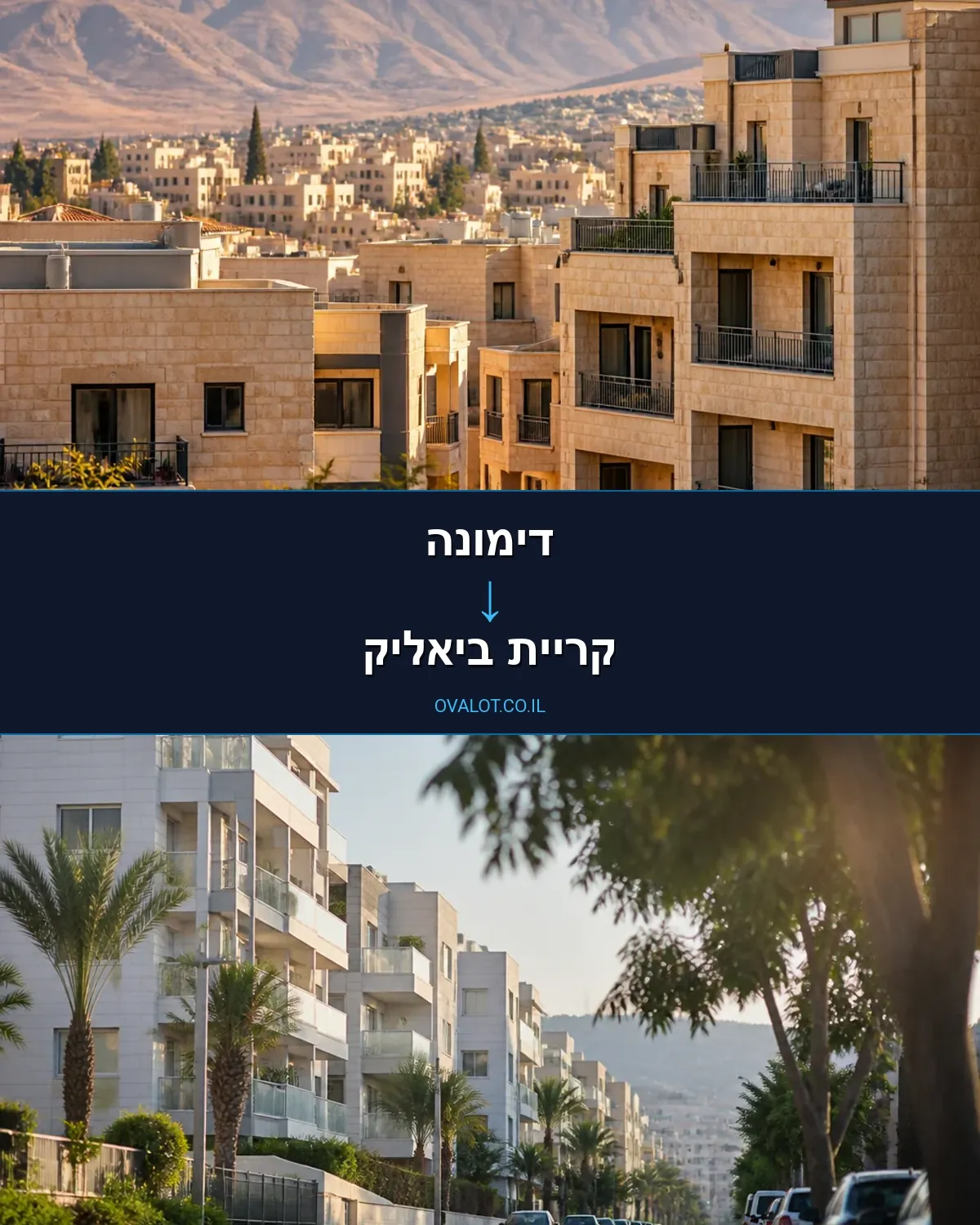 הובלות דירה מדימונה לקריית ביאליק