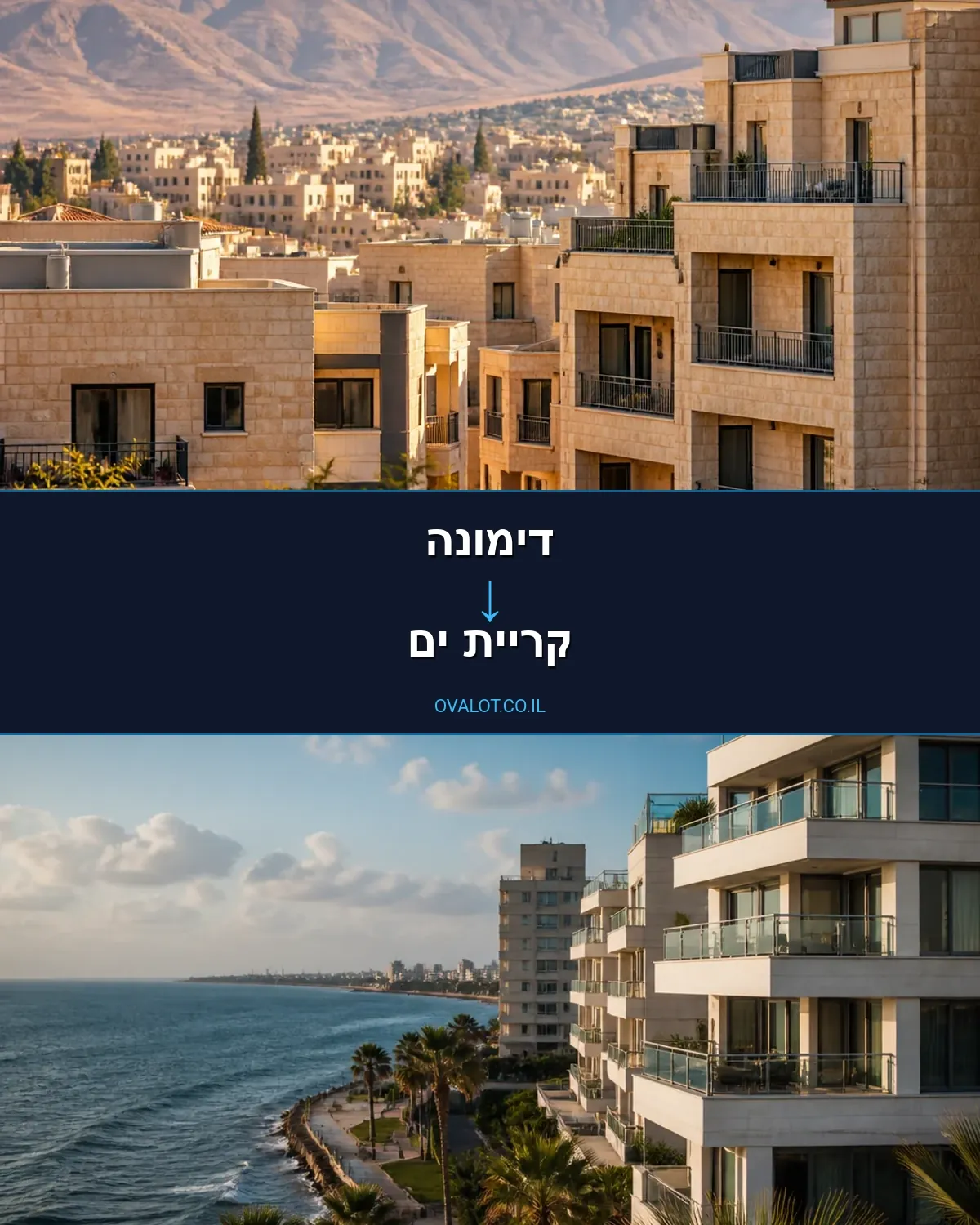 הובלות בתים פרטיים מדימונה לקריית ים