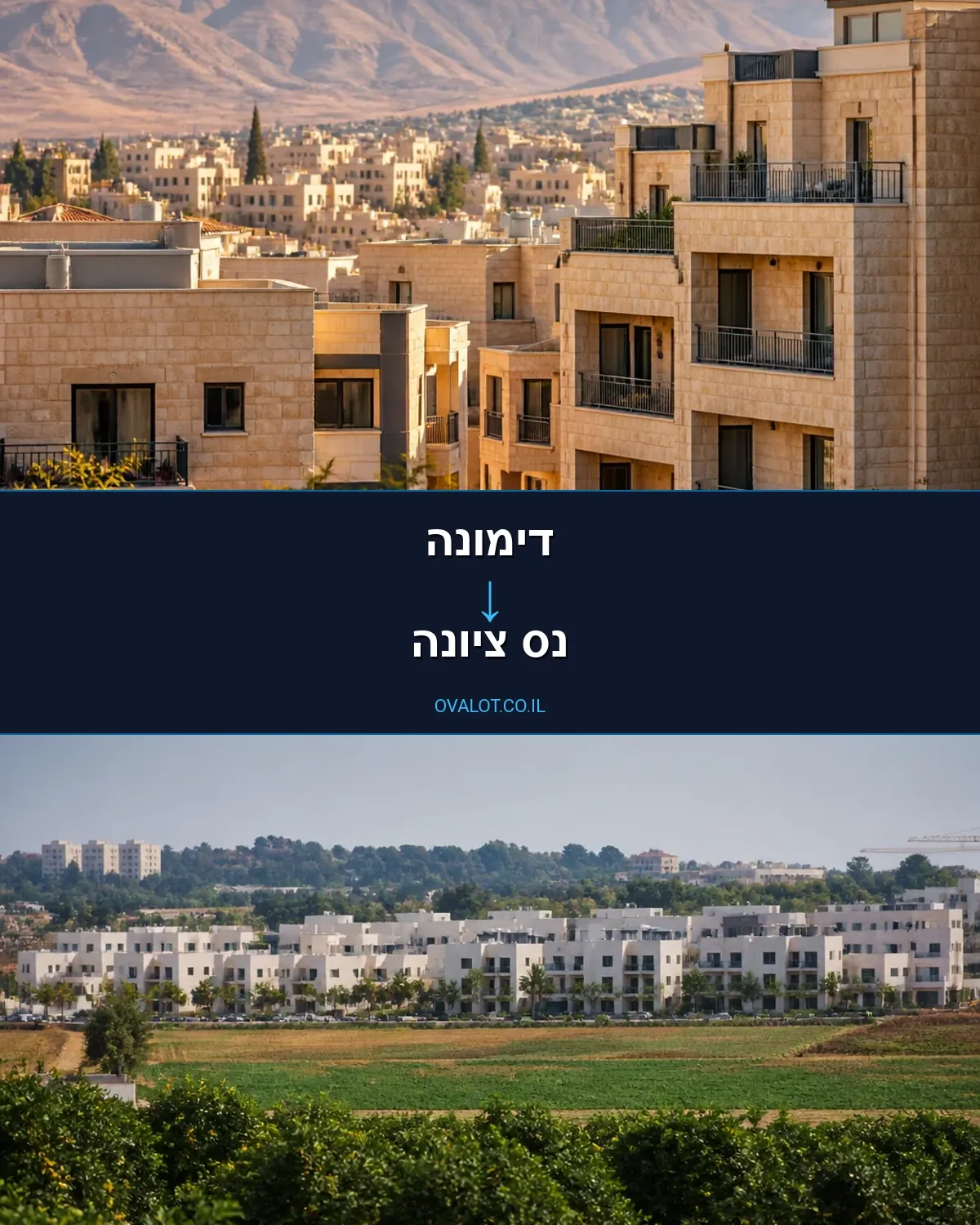 הובלות עם מנוף מדימונה לנס ציונה