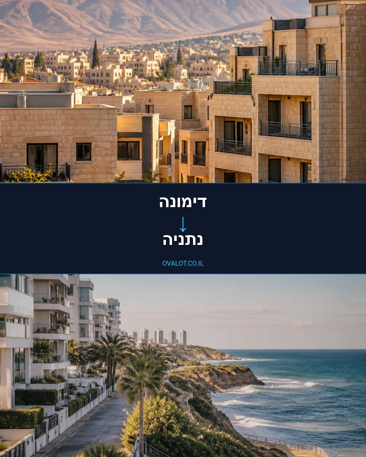 הובלות דירה מדימונה לנתניה