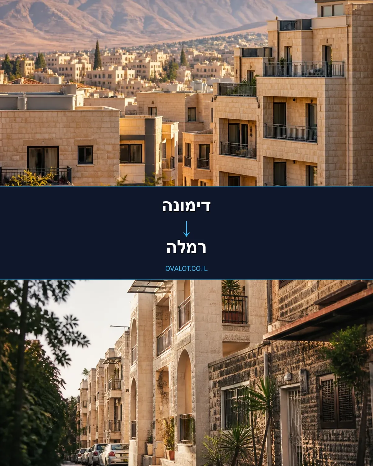 הובלות דירה מדימונה לרמלה