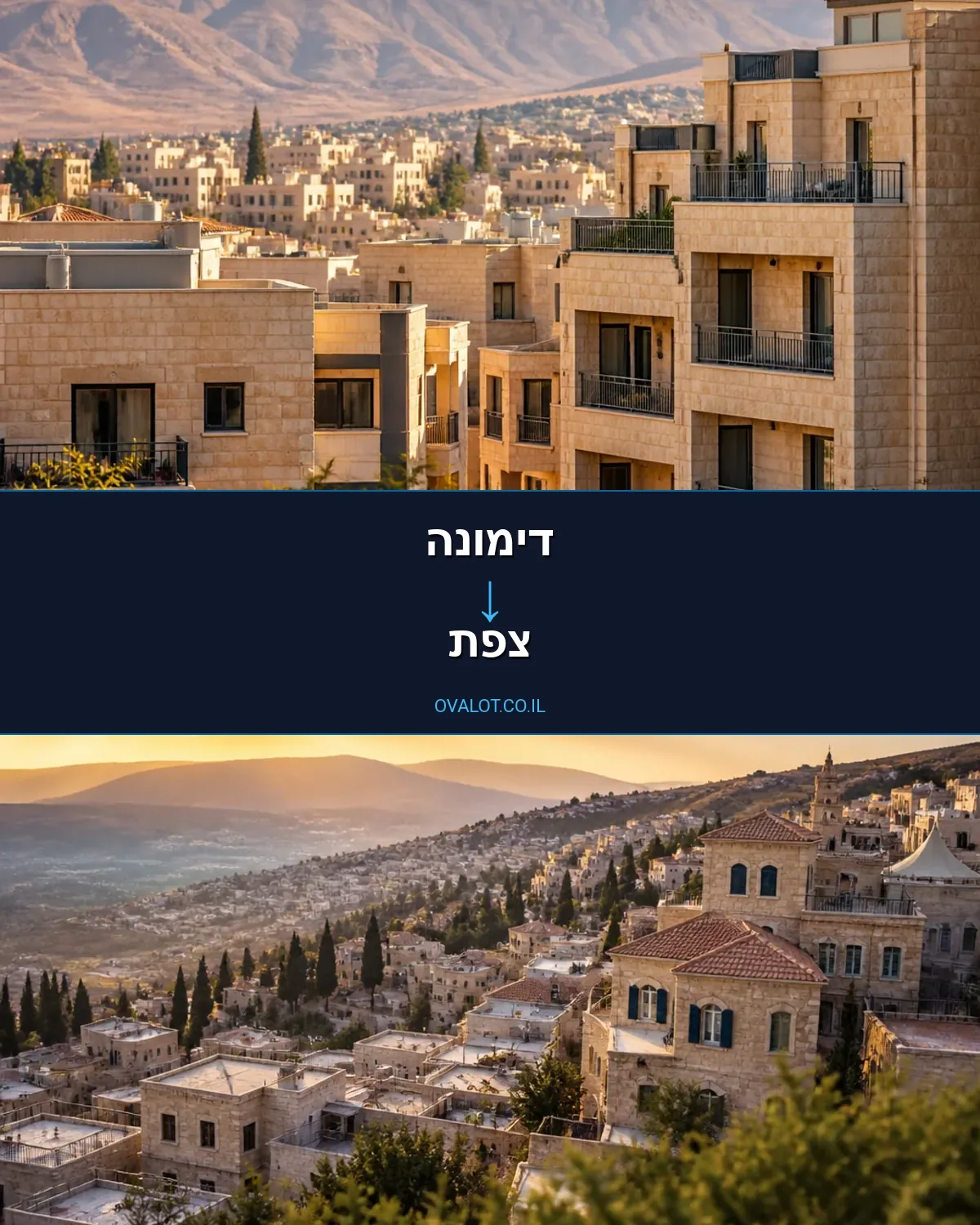 הובלות עם מעלית מדימונה לצפת