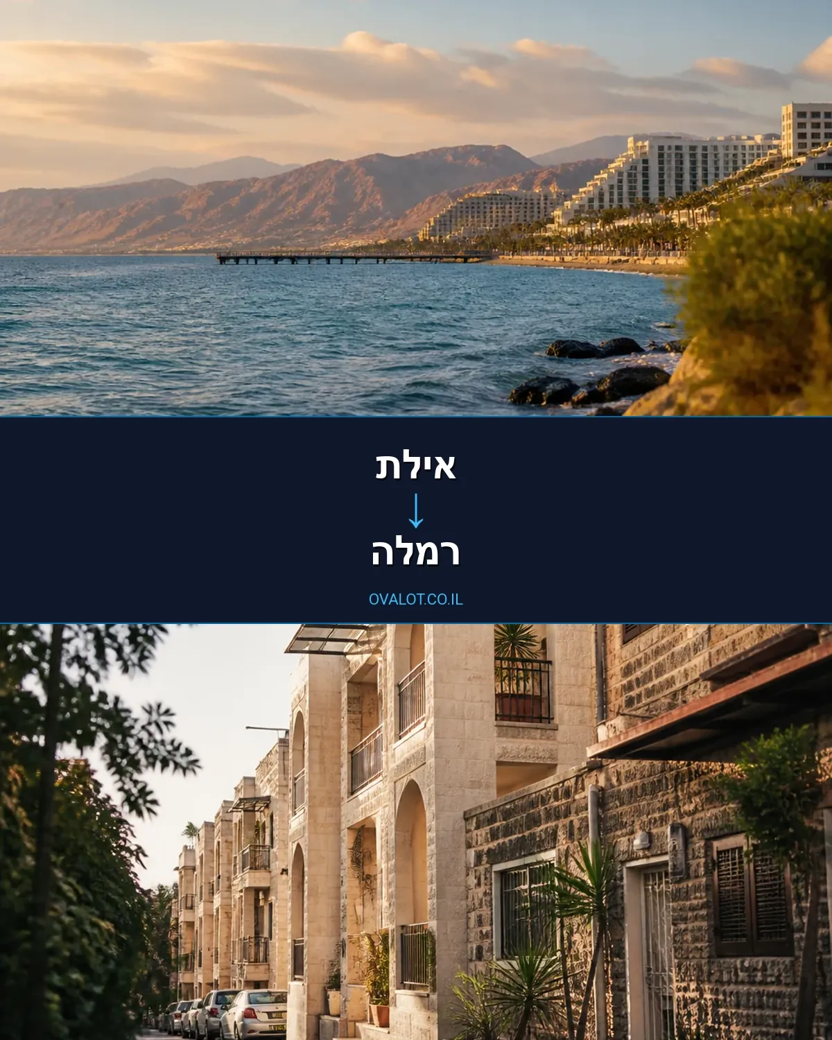 הובלות דירה מאילת לרמלה