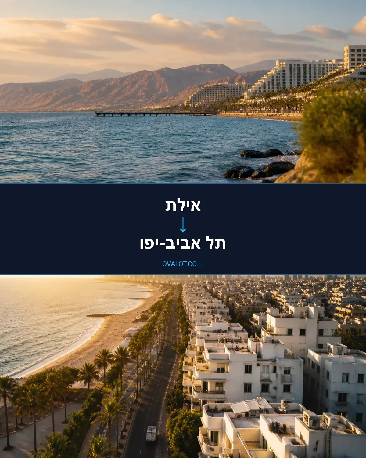 הובלות משרדים מאילת לתל אביב-יפו
