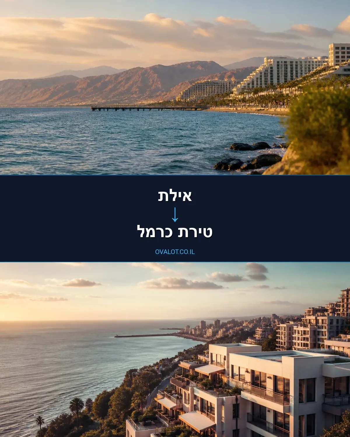 הובלת מטענים חורגים מאילת לטירת כרמל