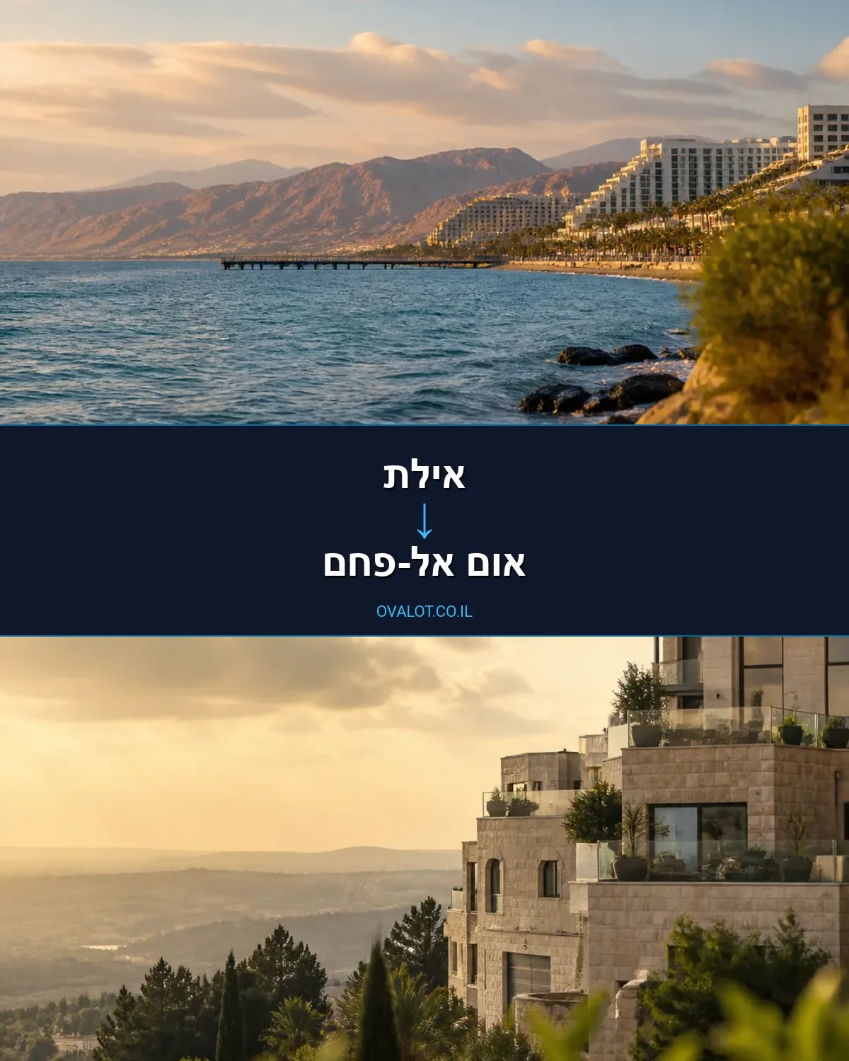 הובלות עם מעלית מאילת לאום אל-פחם