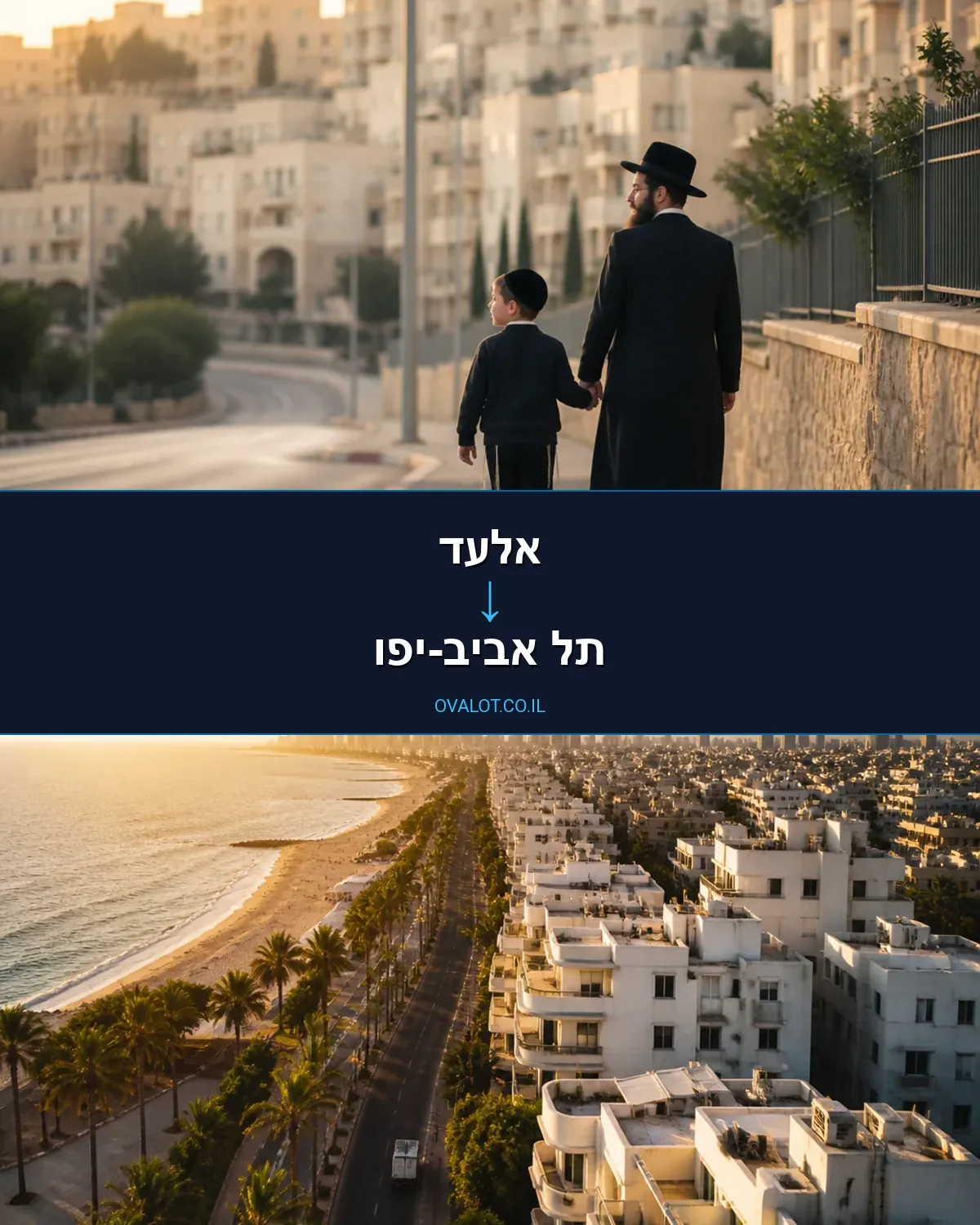 הובלות בתים פרטיים מאלעד לתל אביב-יפו