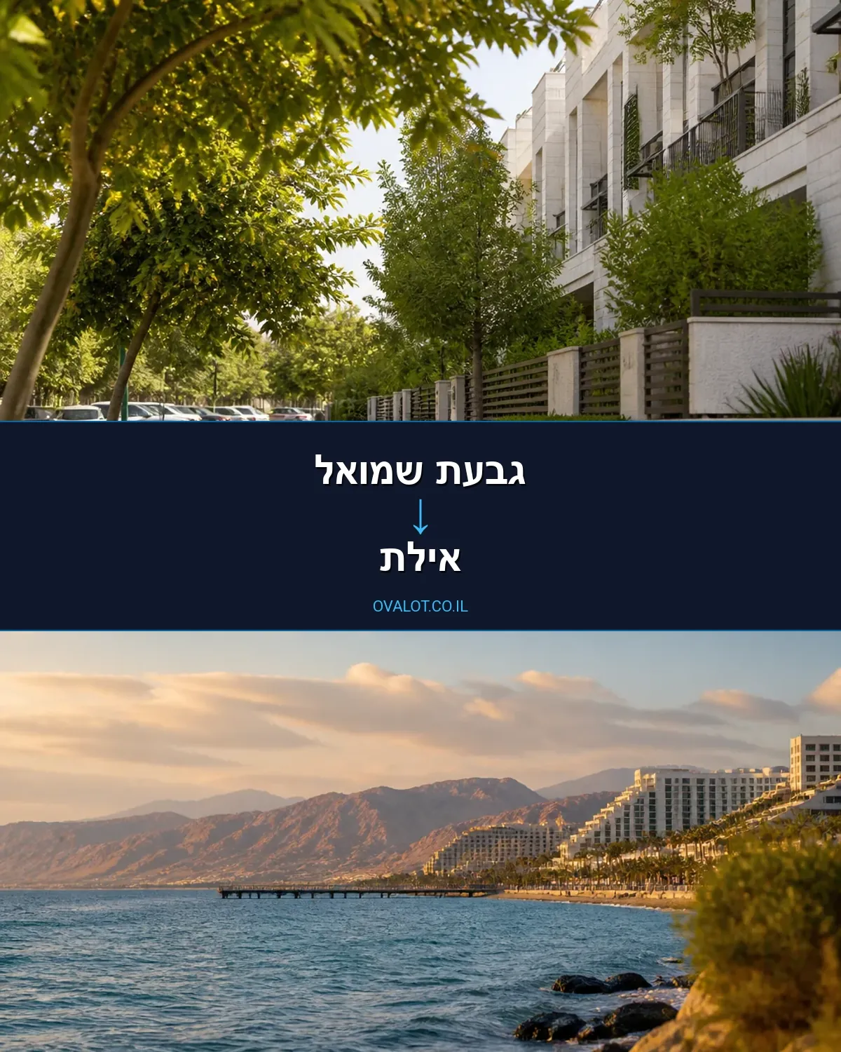הובלות עם מנוף מגבעת שמואל לאילת