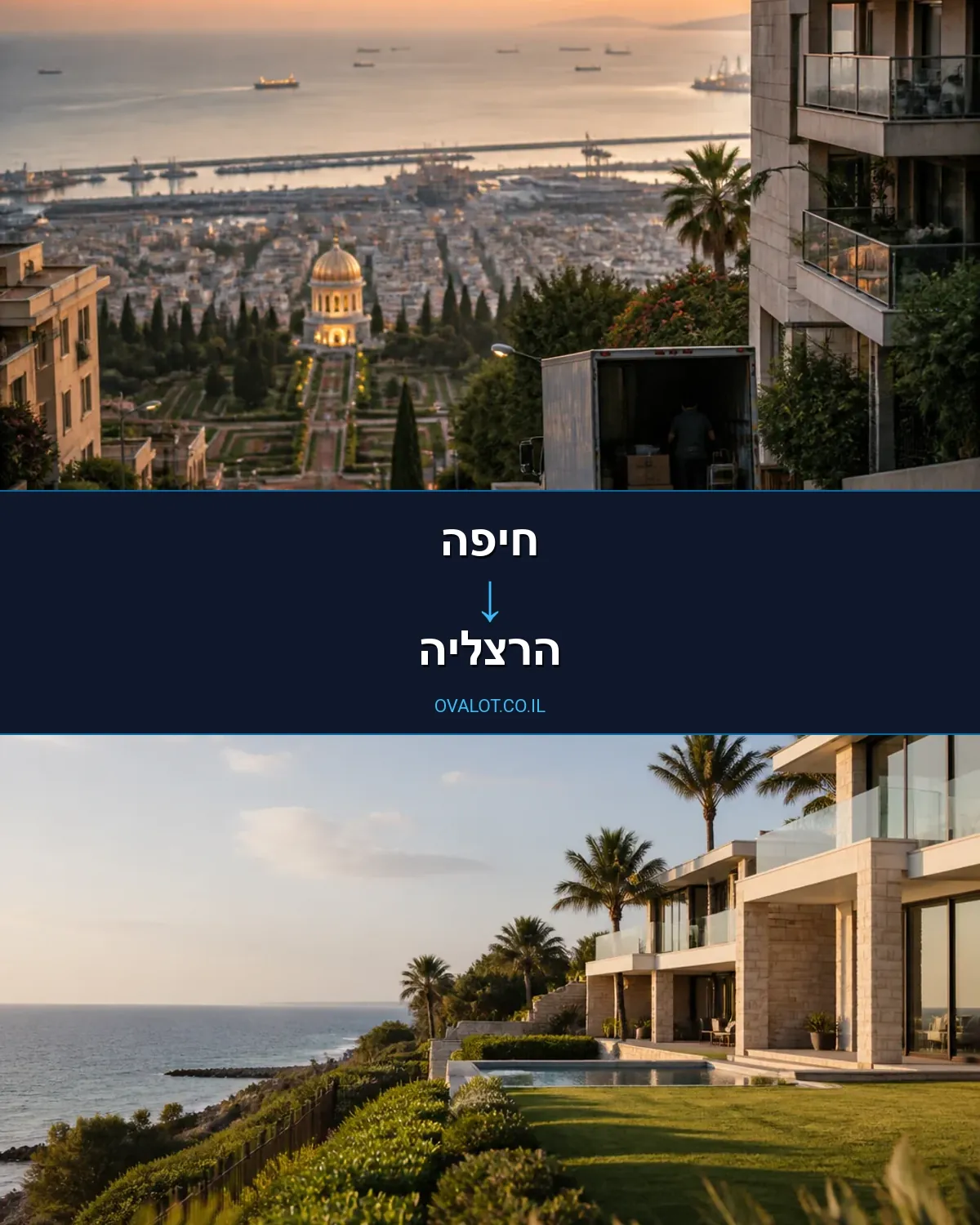 הובלה בקירור מחיפה להרצליה