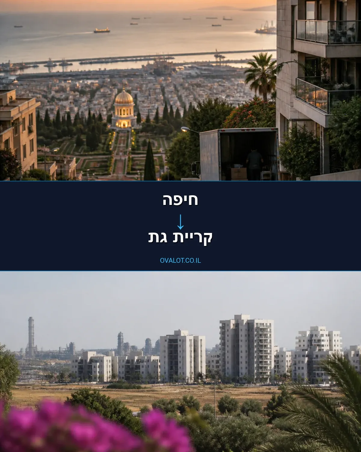 הובלות עם מנוף מחיפה לקריית גת