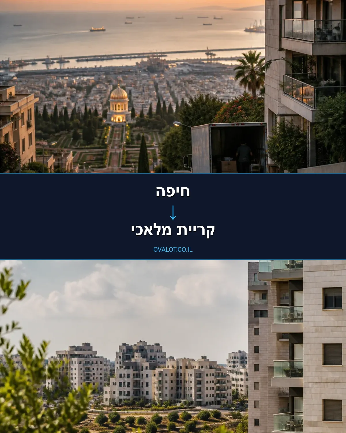 הובלות עם מנוף מחיפה לקריית מלאכי