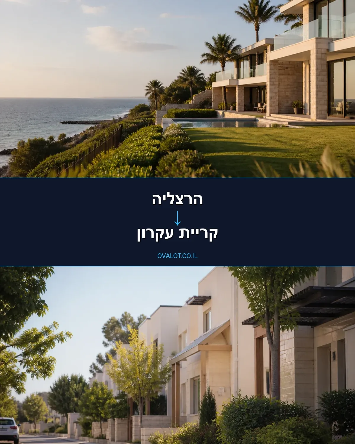 הובלות בתים פרטיים מהרצליה לקריית עקרון