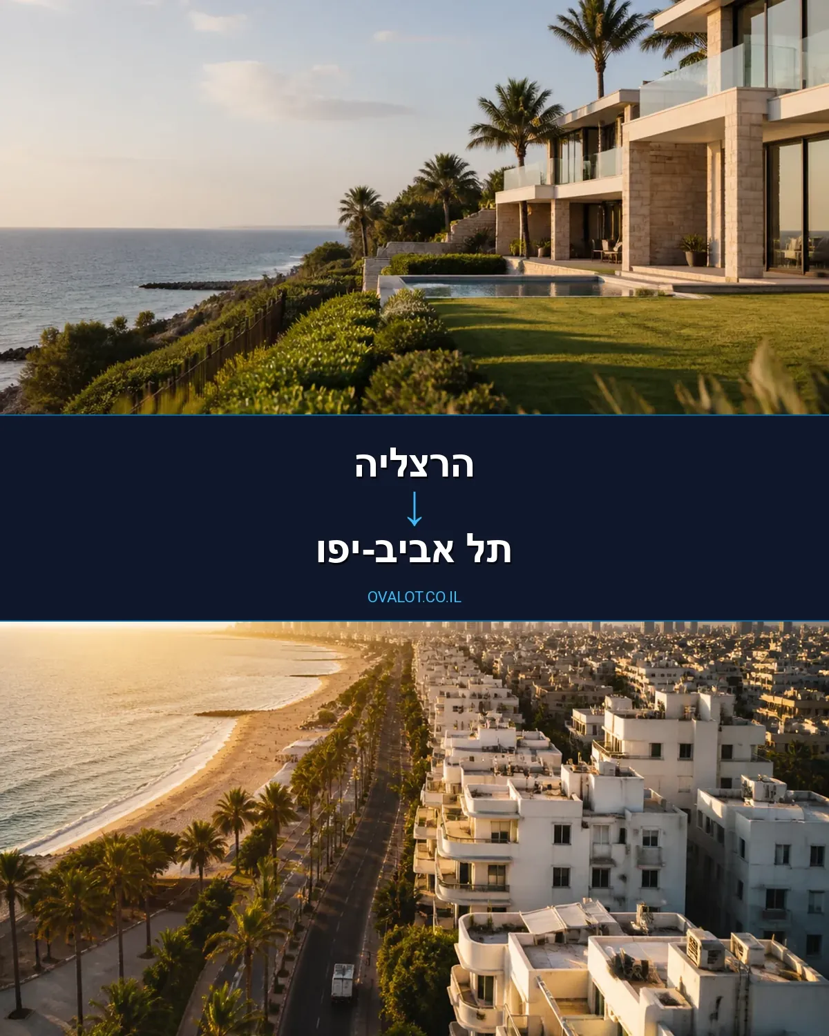 הובלות ללא מעלית מהרצליה לתל אביב-יפו