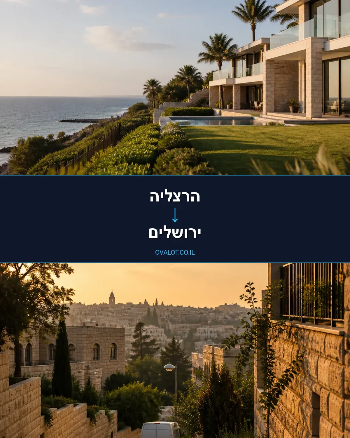הובלות ללא מעלית מהרצליה לירושלים