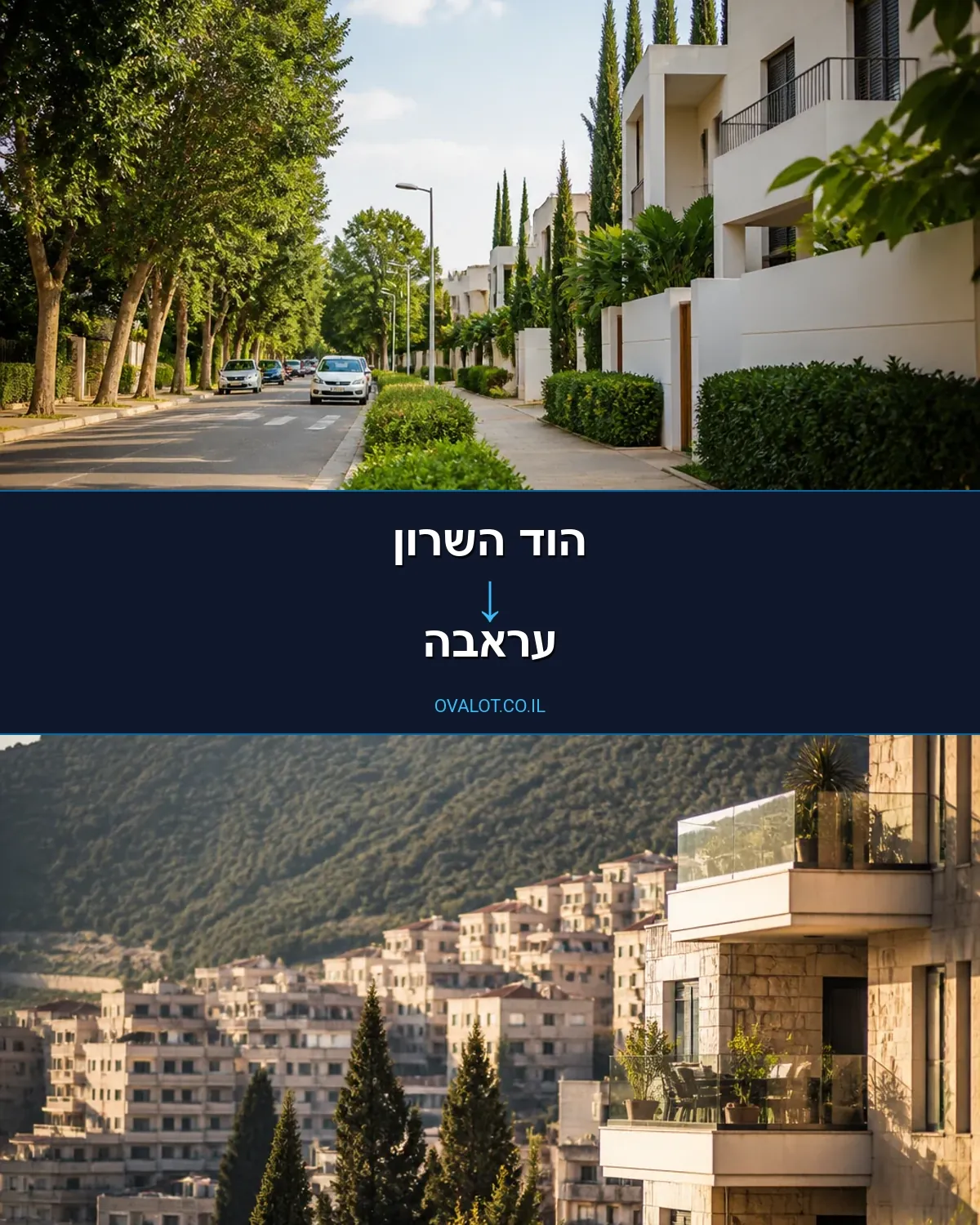 הובלות דירה מהוד השרון לעראבה
