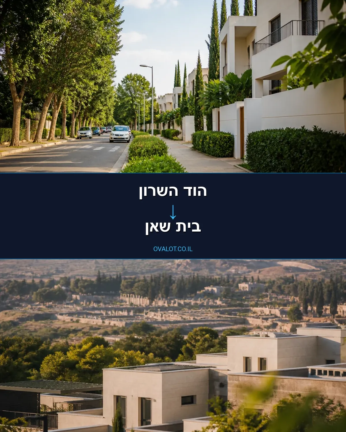 הובלות עם מנוף מהוד השרון לבית שאן