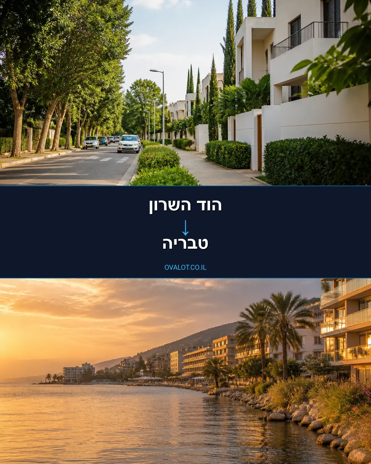 הובלות בתים פרטיים מהוד השרון לטבריה