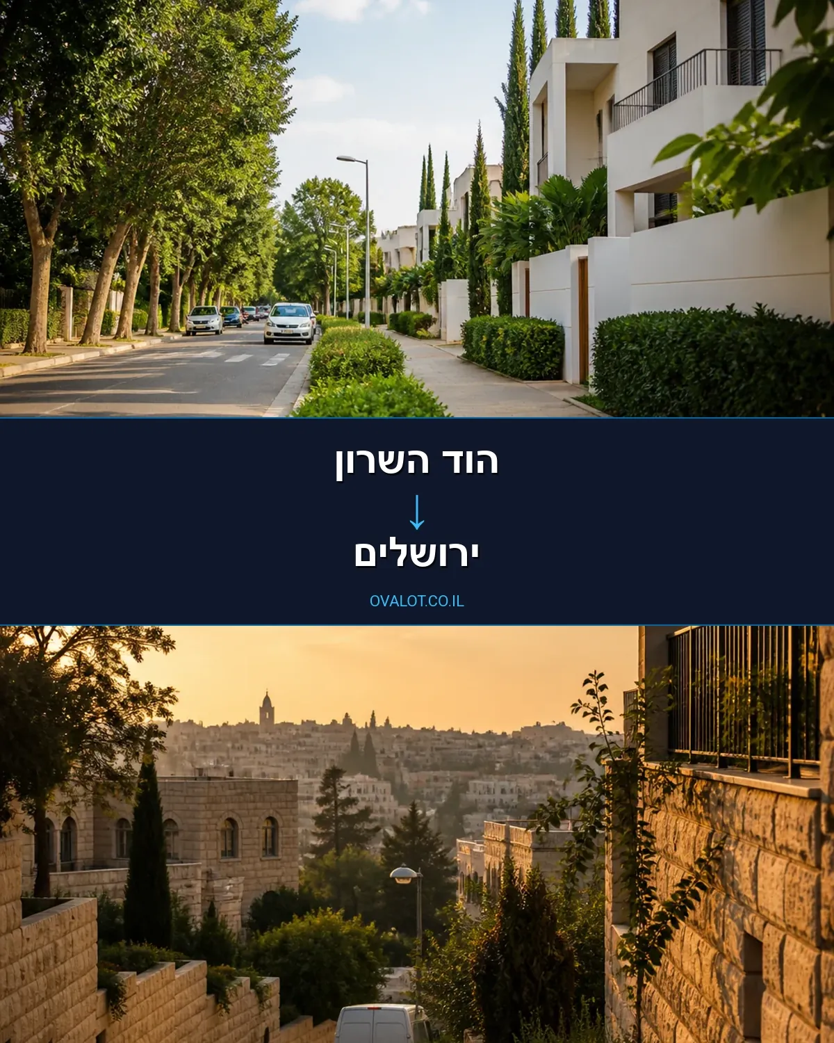 הובלות עם מעלית מהוד השרון לירושלים