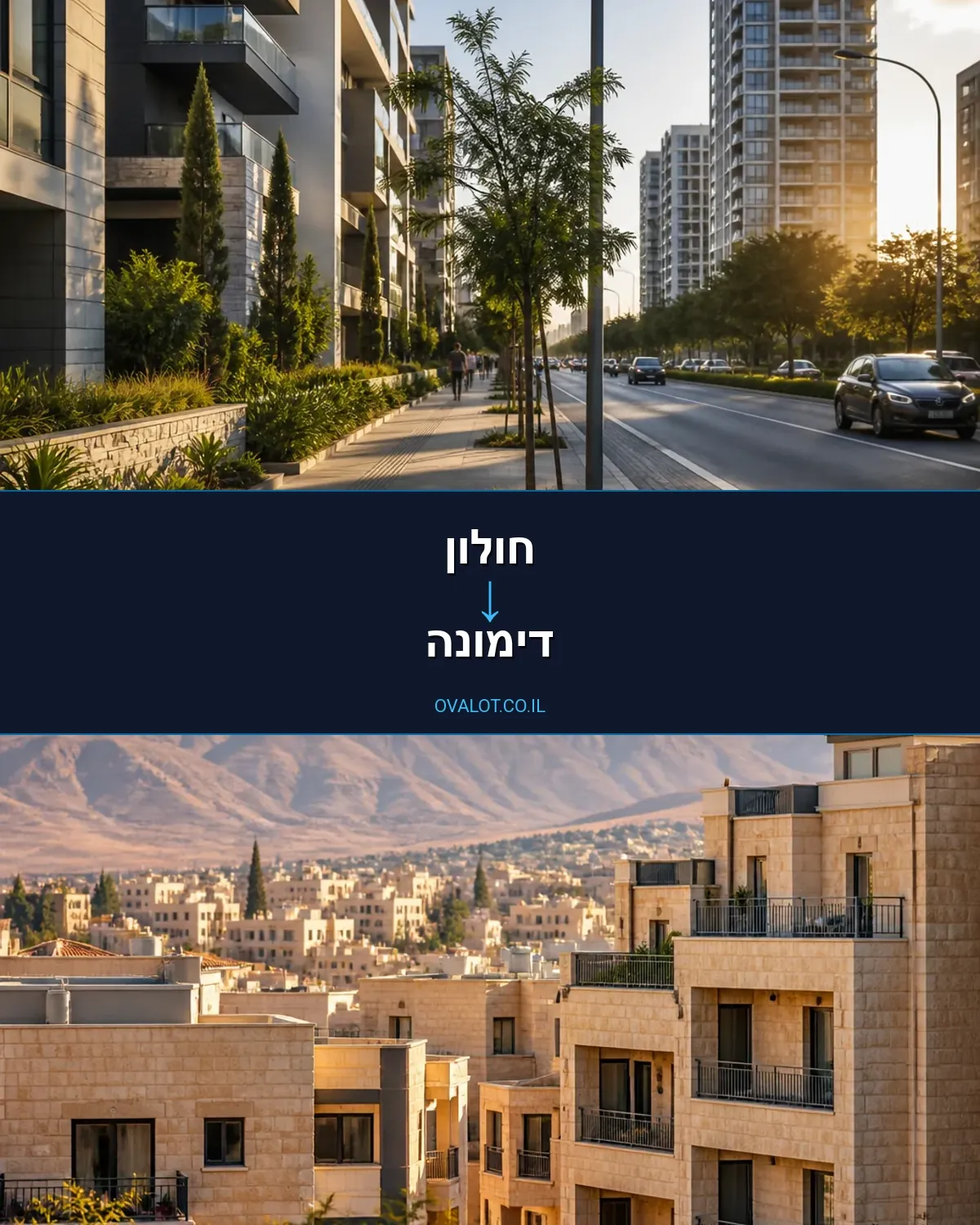 הובלות עם מנוף מחולון לדימונה