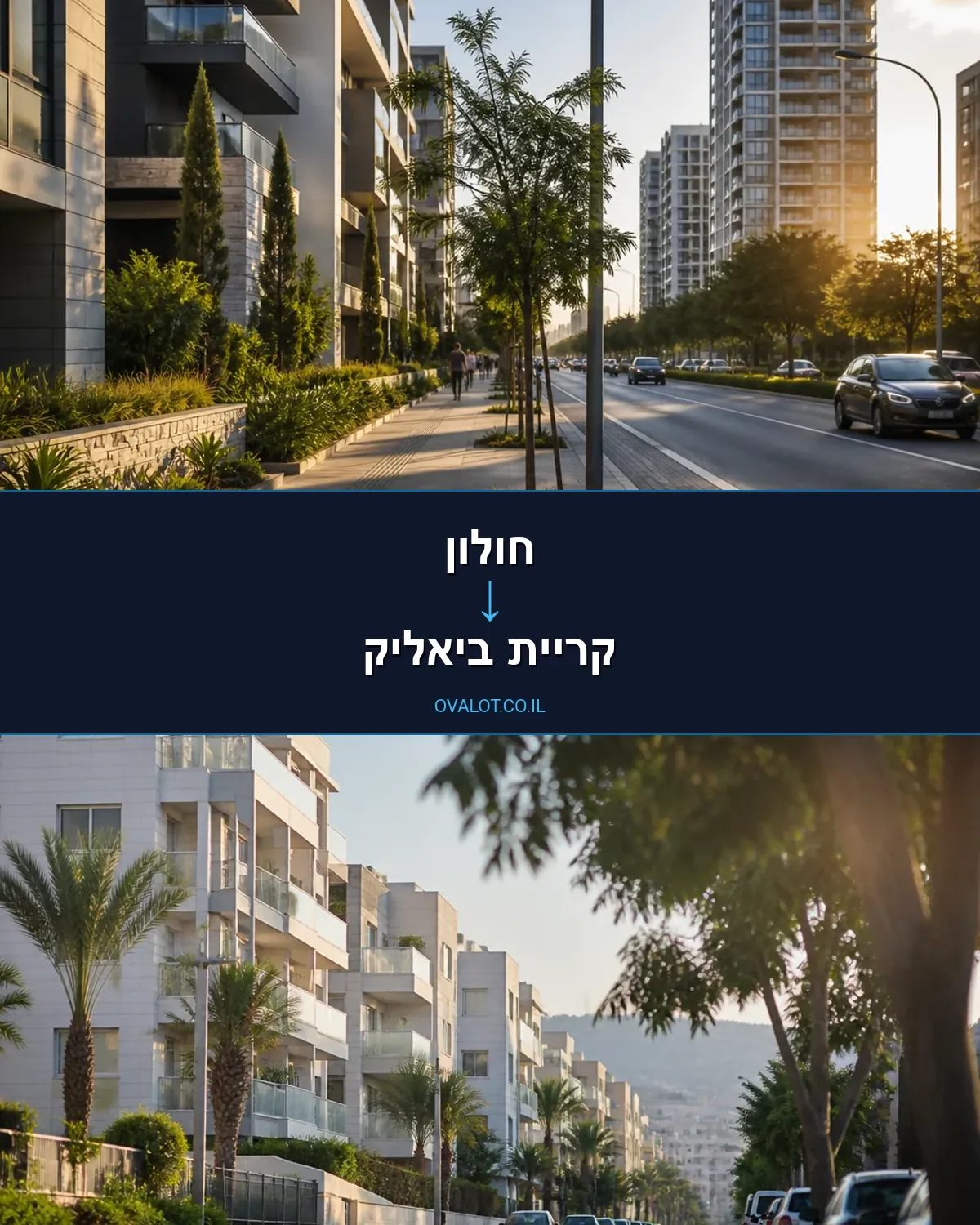 הובלות דירה מחולון לקריית ביאליק