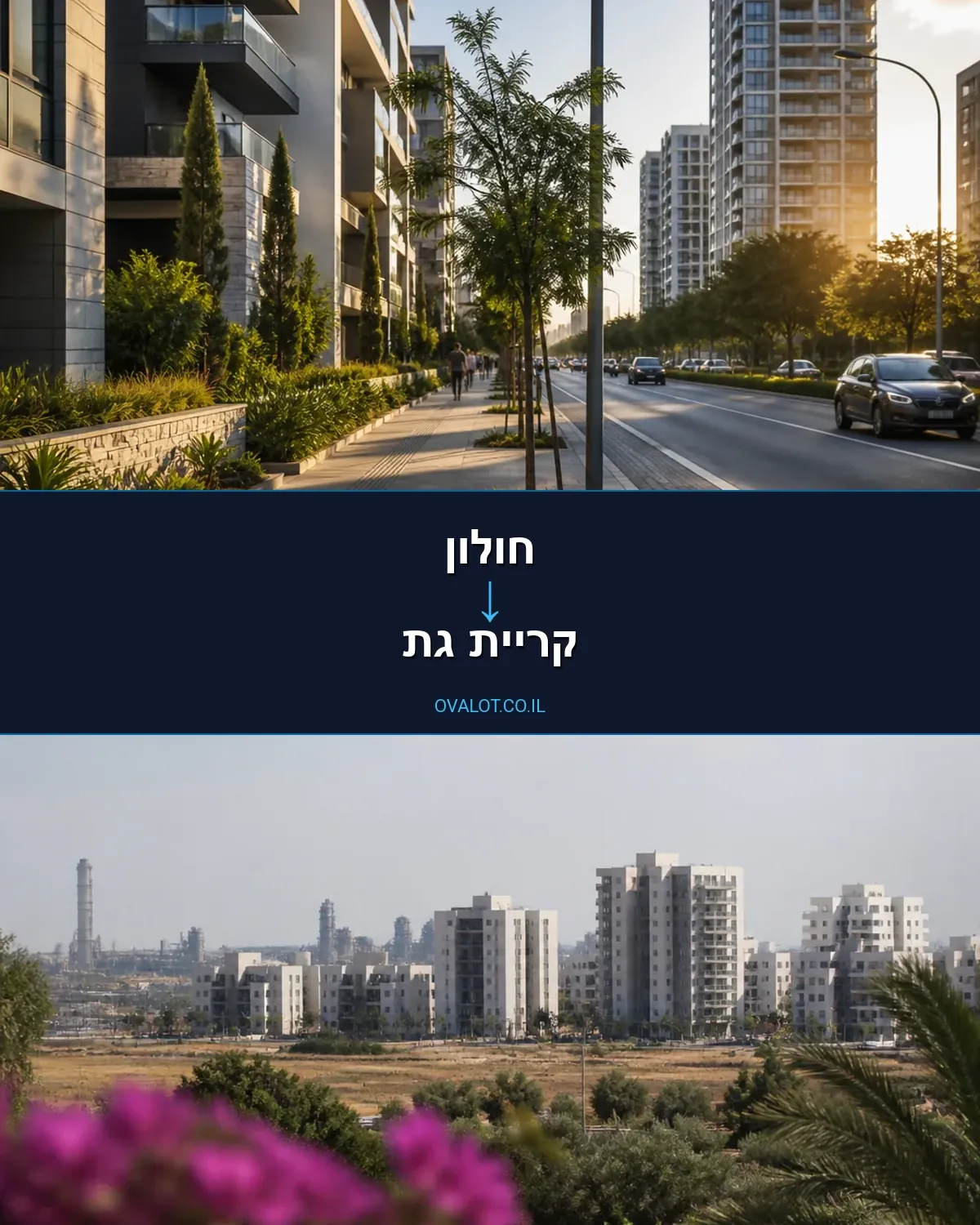 הובלות דירה מחולון לקריית גת