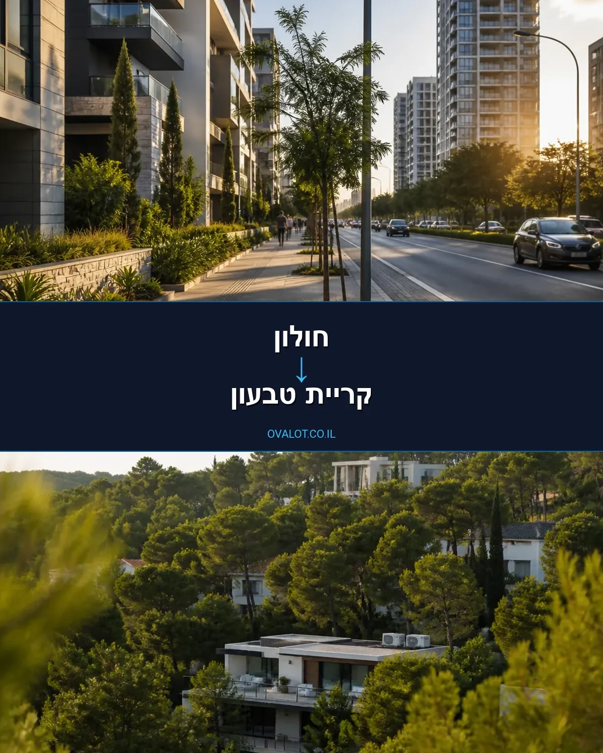 הובלות דירה מחולון לקריית טבעון