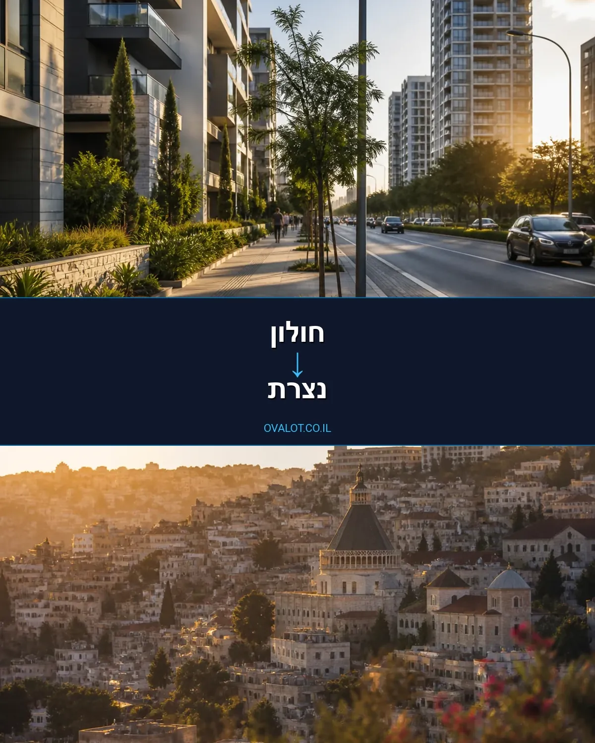 הובלות עם מנוף מחולון לנצרת